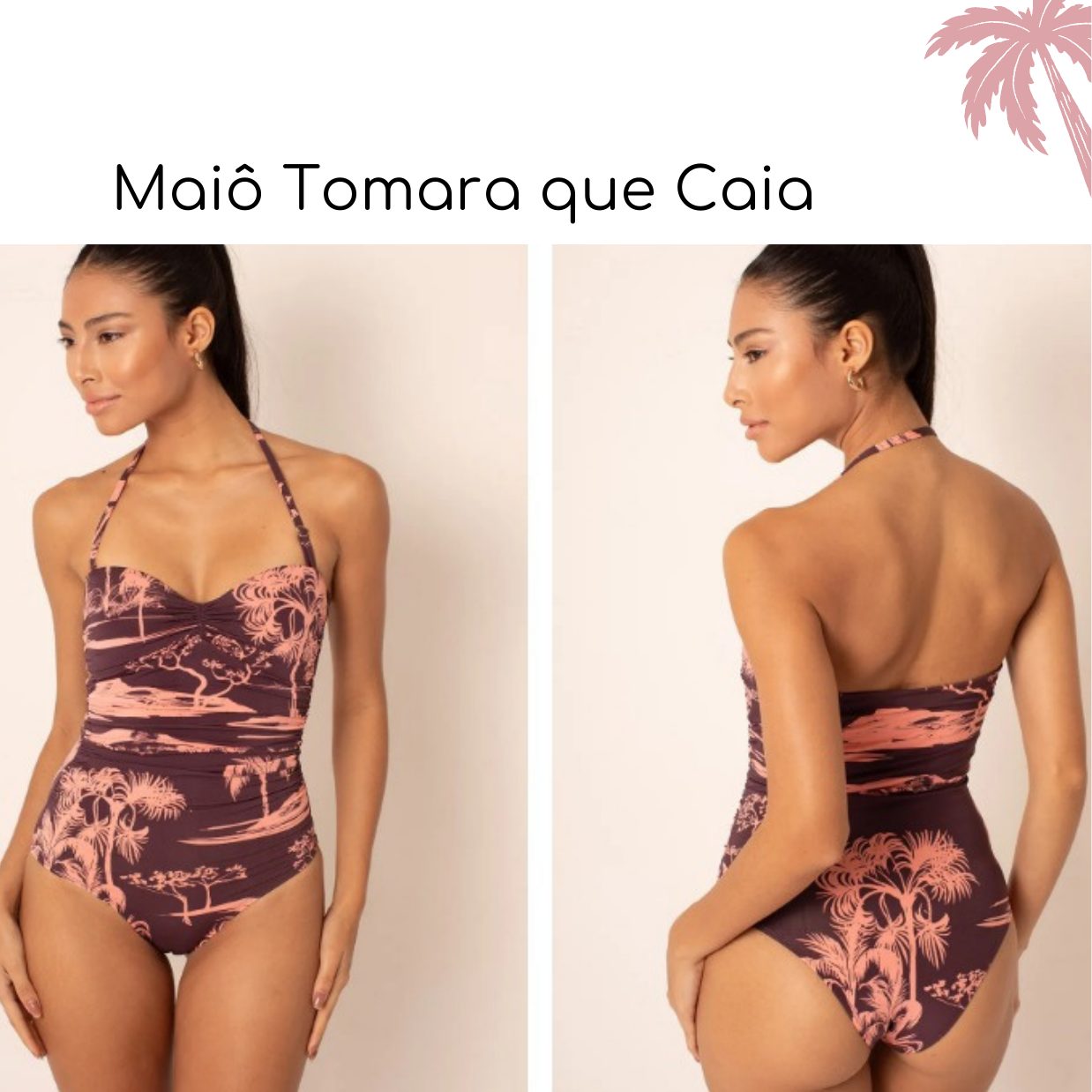 Maiô Tomara que Caia — coleção Toile Wine