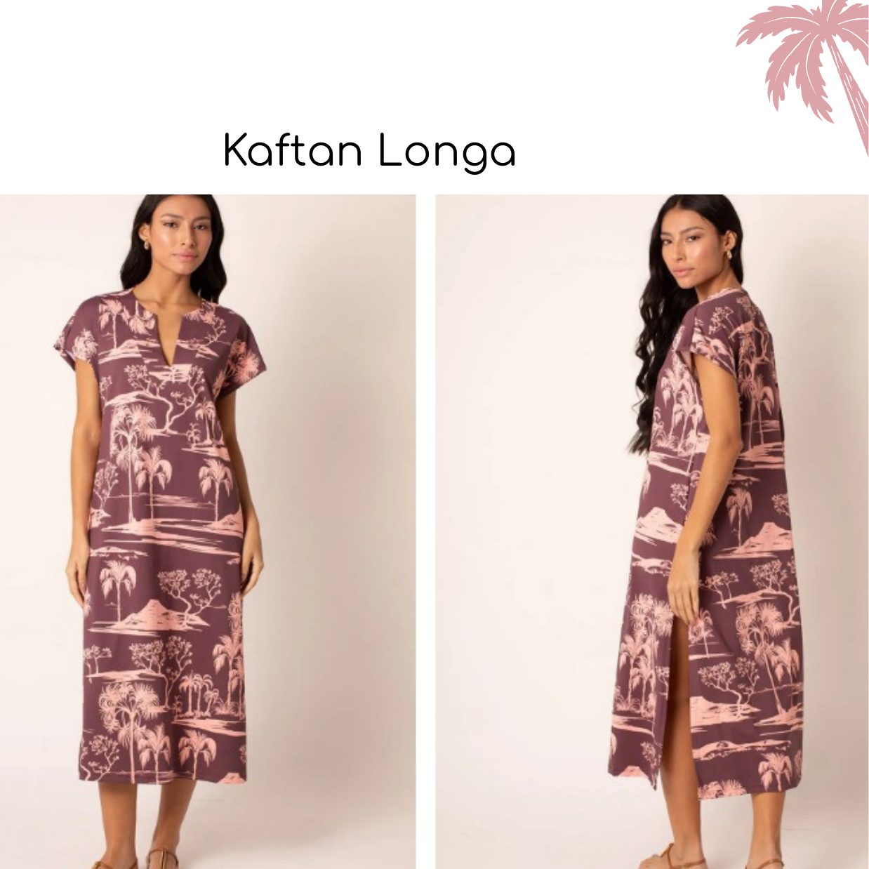 Kaftan Longa — coleção Toile Wine